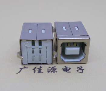 贵港USB BF180度母座 打印机接口 立式直插带赛