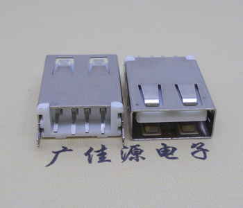 贵港USB AF立式 直插 加长款17.5MM 大电流3A插座