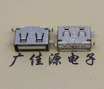 贵港USB母座 前贴后插 沉版1.1/1.9总长8.5mm大电流
