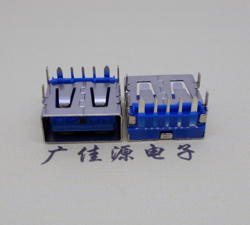 贵港 USB5安大电流母座 OPPO蓝色胶芯,快速充电接口