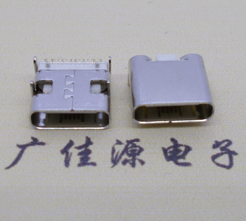 贵港卧式板上型Type-C16P母座H=8.3连接器